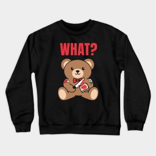 Cute Bear Doll Crewneck Sweatshirt